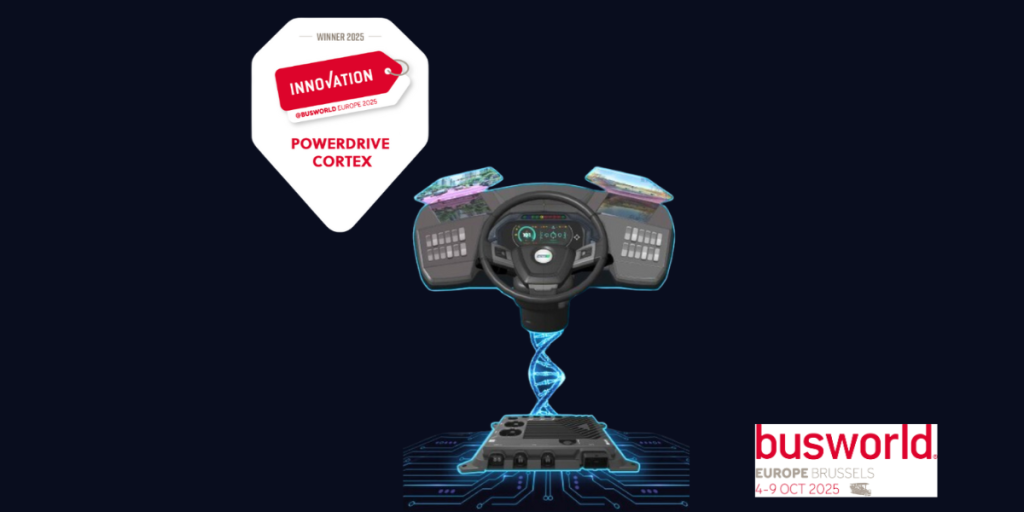POWERDRIVE CORTEX, winner of the Busworld Innovation Award 2025